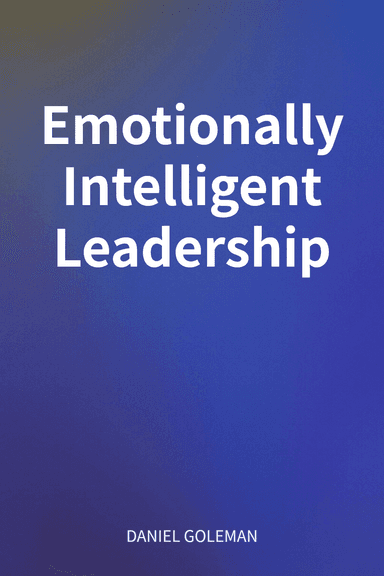 Emotionally Intelligent Leadership cover