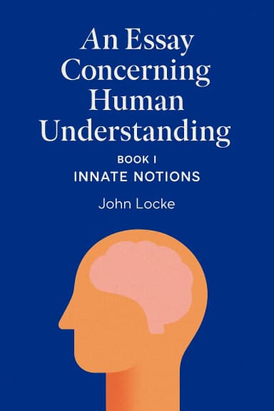 An Essay Concerning Human Understanding, Book I -- Innate Notions cover