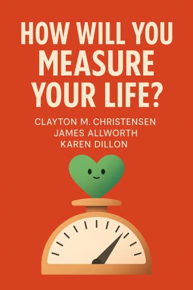 How Will You Measure Your Life? cover
