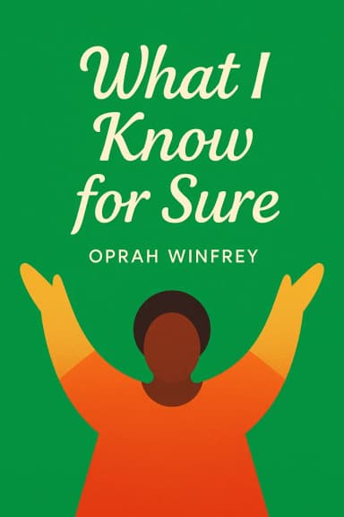 What I Know for Sure cover