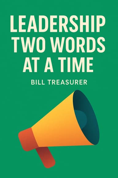Leadership Two Words at a Time cover