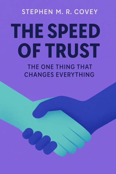The Speed of Trust cover