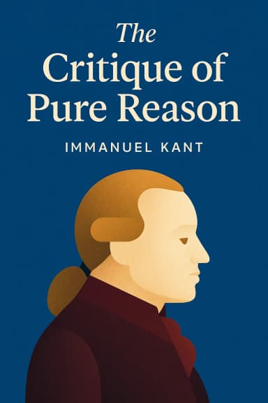 The Critique of Pure Reason cover