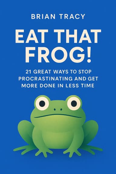 Eat That Frog! 21 Great Ways to Stop Procrastinating and Get More Done in Less Time cover