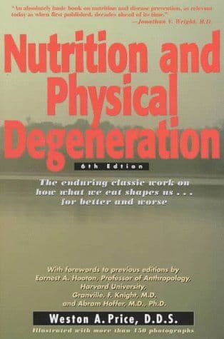 Nutrition and physical degeneration cover