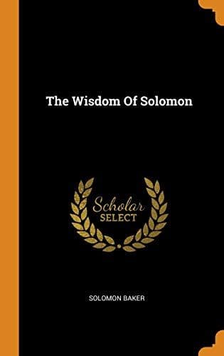 The wisdom of Solomon cover