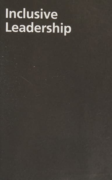 Inclusive Leadership cover