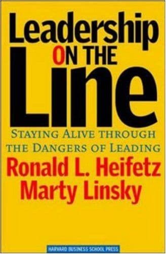 Leadership on the Line cover