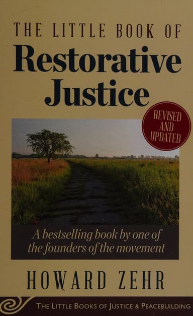 The little book of restorative justice cover