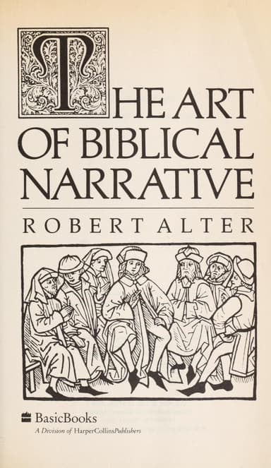 The art of biblical narrative cover