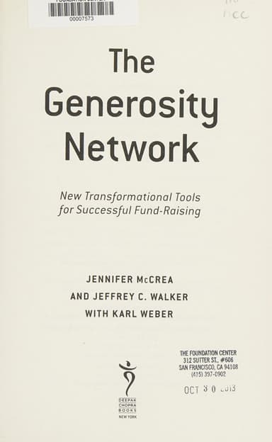The generosity network cover
