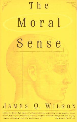 The moral sense cover