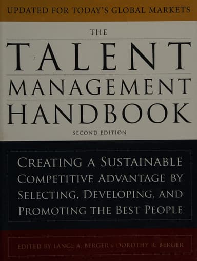 The talent management handbook cover
