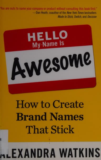 Hello, my name is awesome cover