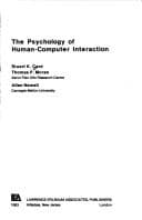 The psychology of human-computer interaction cover