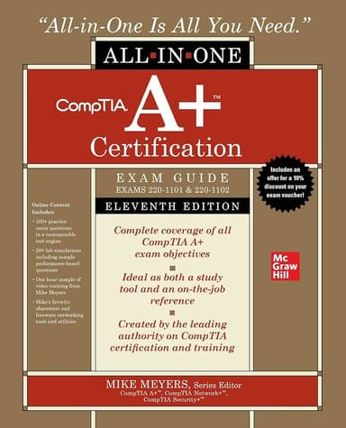 CompTIA a+ Certification All-In-One Exam Guide, Eleventh Edition (Exams 220-1101 And 220-1102) cover