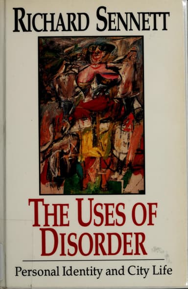 The Uses of Disorder cover