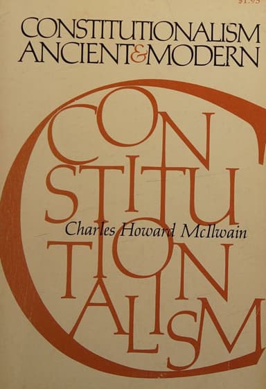 Constitutionalism cover