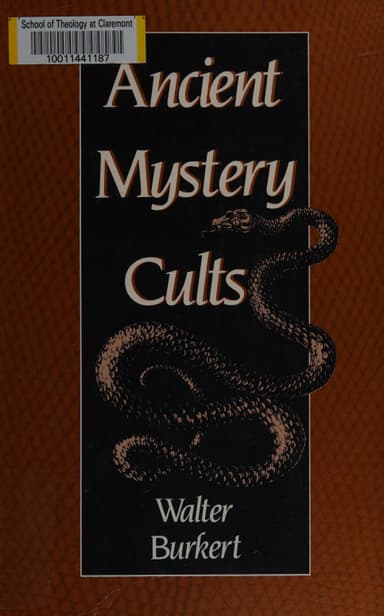 Ancient Mystery Cults cover