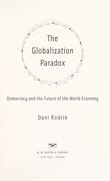 The globalization paradox cover