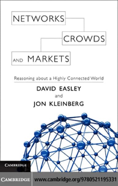 Networks, crowds, and markets cover