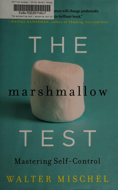 The marshmallow test cover