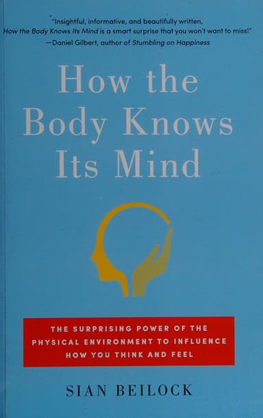 How the body knows its mind cover