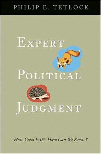 Expert Political Judgment cover