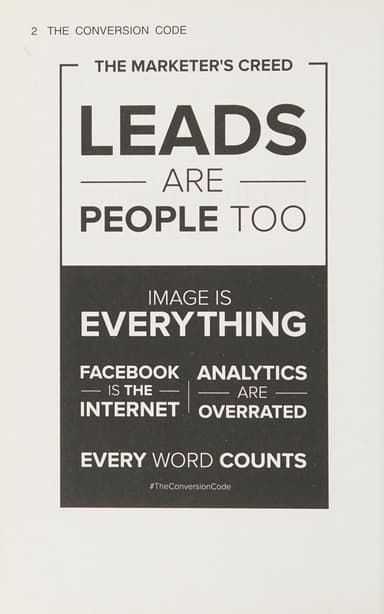 The conversion code cover