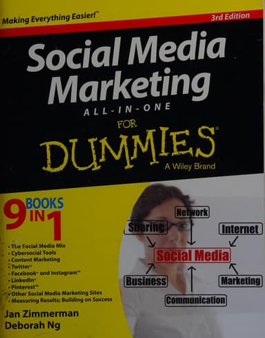 Social media marketing all-in-one for dummies cover