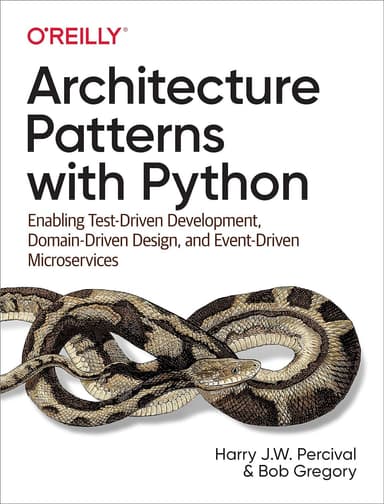 Architecture Patterns with Python cover
