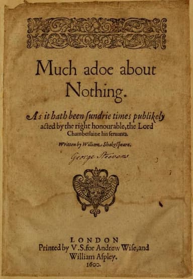 Much Ado About Nothing cover