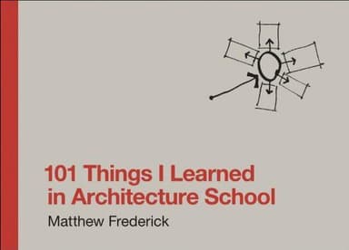 101 things I learned in architecture school cover