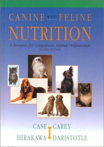 Canine and feline nutrition cover