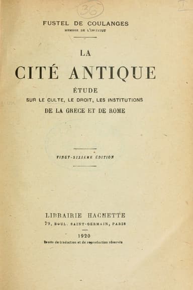 La cité antique cover