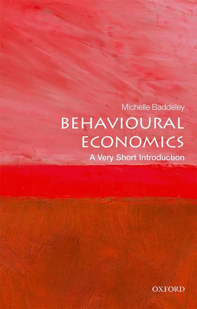 Behavioural economics cover