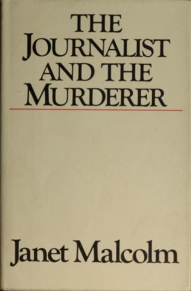 The journalist and the murderer cover