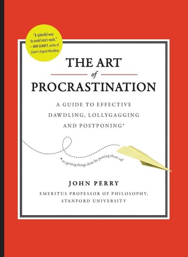 The art of procrastination cover
