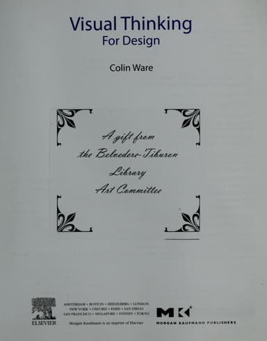 Visual thinking for design cover