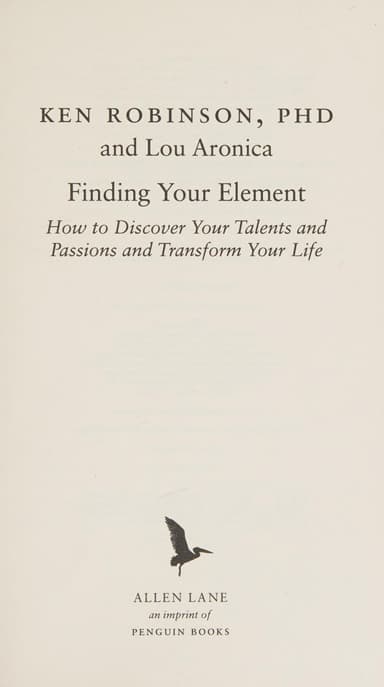 Finding Your Element cover