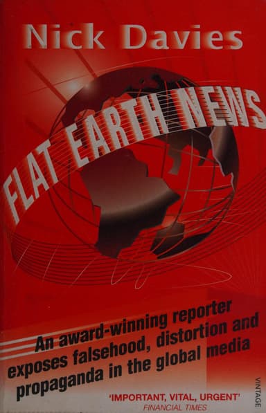 Flat Earth news cover