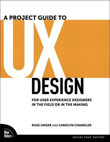 A project guide to UX design cover