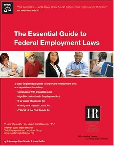 The essential guide to federal employment laws cover