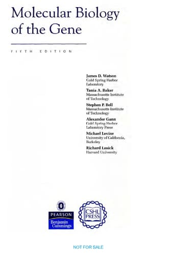 Molecular biology of the gene cover