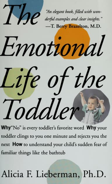 The emotional life of the toddler cover