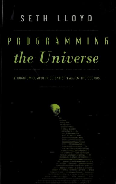 Programming the universe cover
