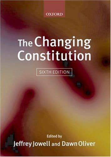 The changing constitution cover