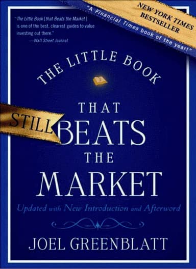 The little book that still beats the market cover
