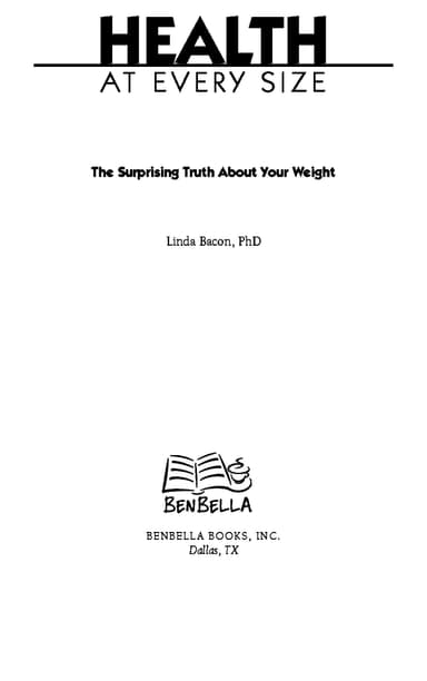 Health at every size cover