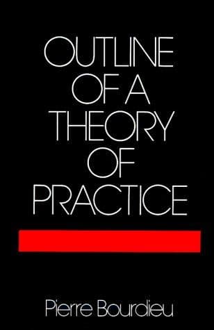 Outline of a theory of practice cover